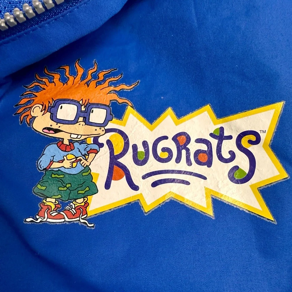 Members Only‎ Men’s Rugrats Blue windbreaker size small Nickelodeon